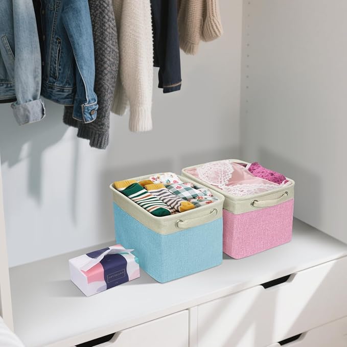 BALEINE 2 Pack Fabric Storage Bins - Image 3