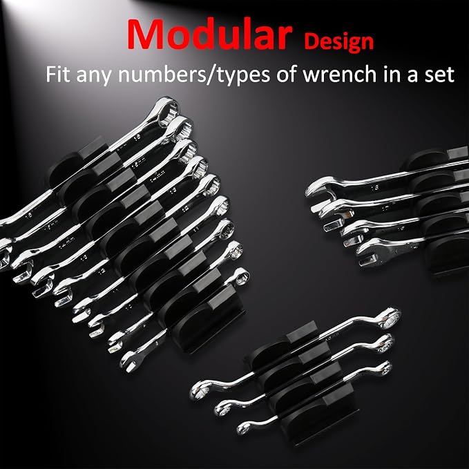24pcs Magnetic Modular Wrench Organizers - Image 3