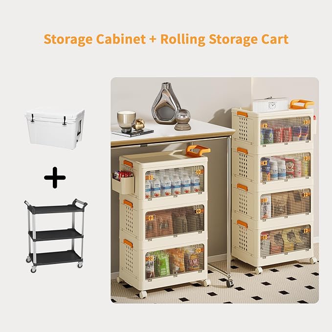 58 QT Stackable Storage Bins - Image 2