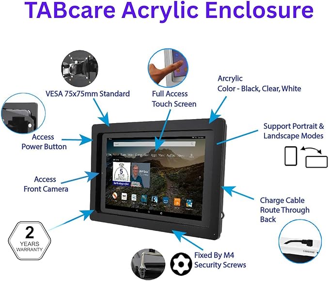 TABcare Anti-Theft Acrylic VESA Enclosure - Image 8