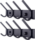 WEBI Coat Rack Wall Mounted, 4 Coat Hooks by WEBI
