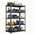 Storage Shelves, Garage Metal Shelving Unit, Adjustable, Double-Layer Column by Beaunatixx