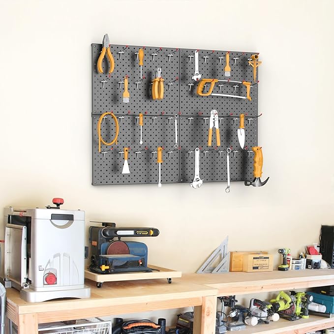TORACK Metal Pegboard Panels and Hooks - Image 2