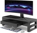 Computer monitor stand with 2 drawer ，Laptop Desk Shelf & Monitor Riser 21.6 by Unknown