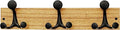 SKOLOO 17-Inch Light Brown Wood Coat Rack Wall Mount by SKOLOO