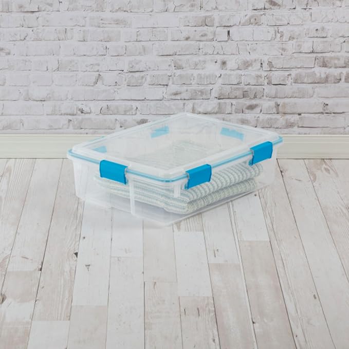Sterilite 4-Pack Gasket Box, Weather-Resistant Storage Bins - Image 5