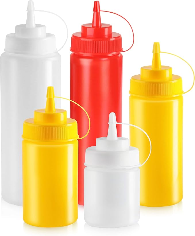 New Star Foodservice 533739 Plastic Squeeze Bottles - Image 4