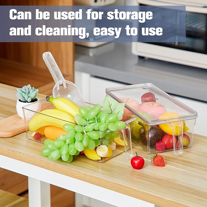 Havawish 4 Pcs Ice Storage Bin for Freezer - Image 5