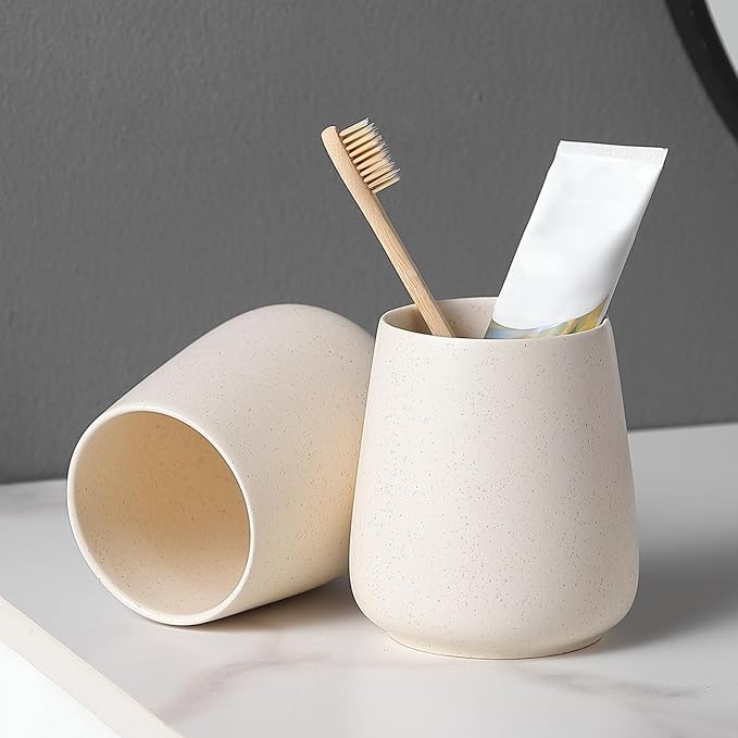 Beige Toothbrush Holder for Bathroom - Image 5