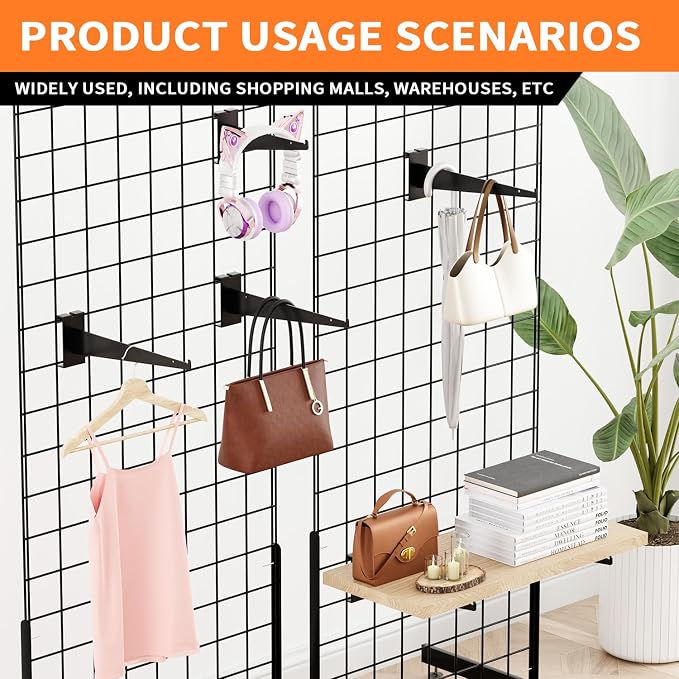 12" Grid Wall Knife Holder Brackets, Grid Wall Accessories - Image 5