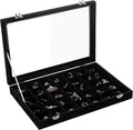 Frebeauty Velvet Jewelry Tray, 35 Grid Jewelry Organizer by Frebeauty