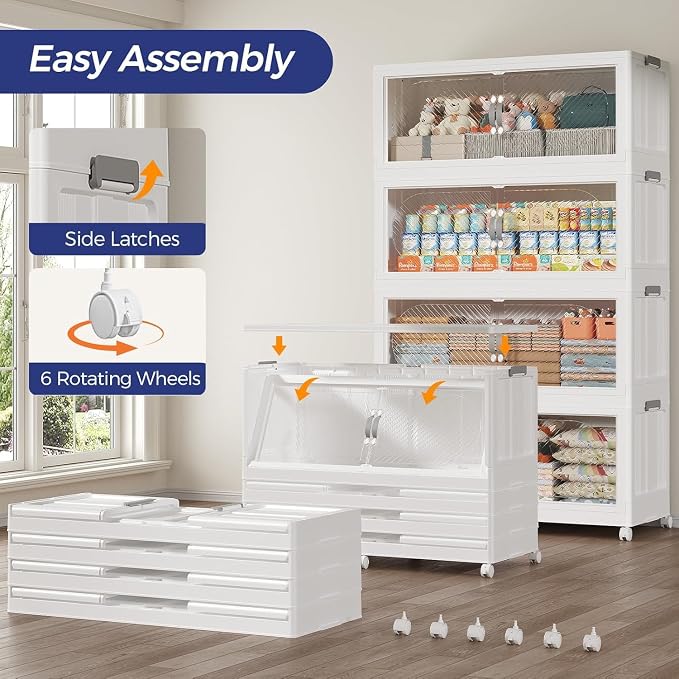1200QT Extra Large Stackable Storage Bins - Image 5