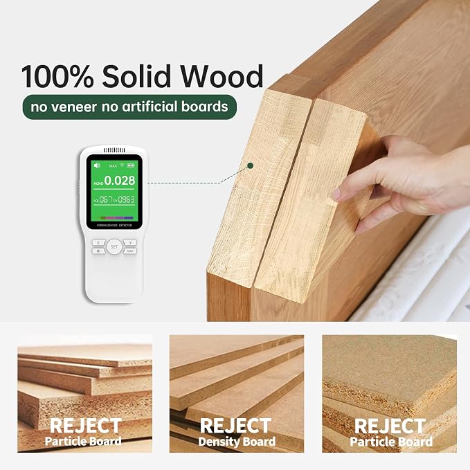 100% Solid Oak 3 Tier Ladder Shelf - Image 9