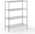 21" Deep x 48" Wide x 64" Height Wire Shelving Kit | 4-Tier | NSF Commercial by Regal+Altair