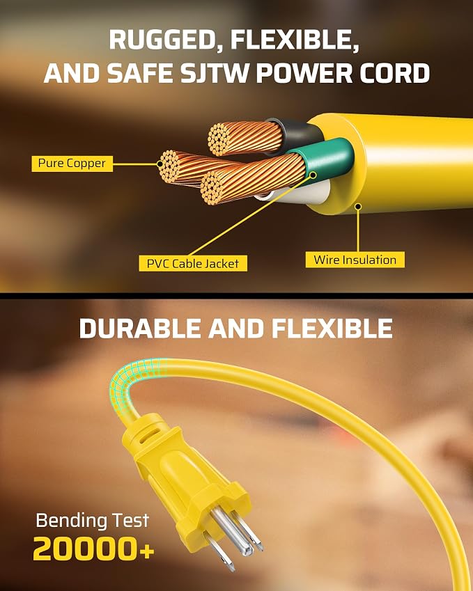 DEWENWILS Extension Cord Reel - Image 4