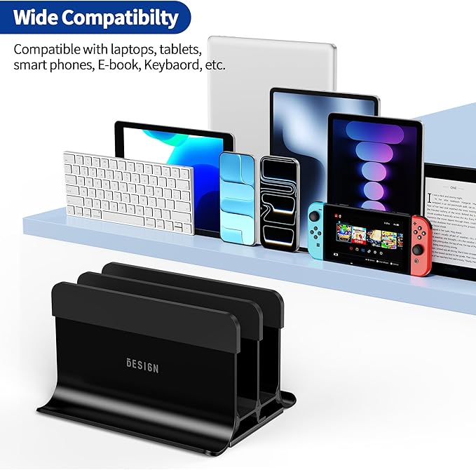 BESIGN LS13 Vertical Laptop Stand Holder - Image 3