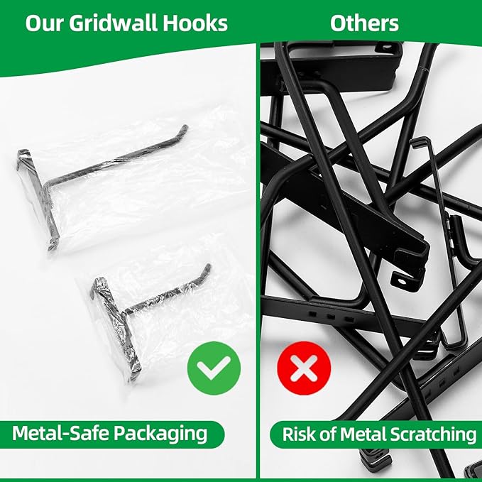 4 Inch Gridwall Hooks, Grid Panel Hanging Hooks - Image 5