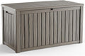 180 Gallon Outdoor Deck Box, Storage Lockable Waterproof Patio Furniture by MAIUSCOLI