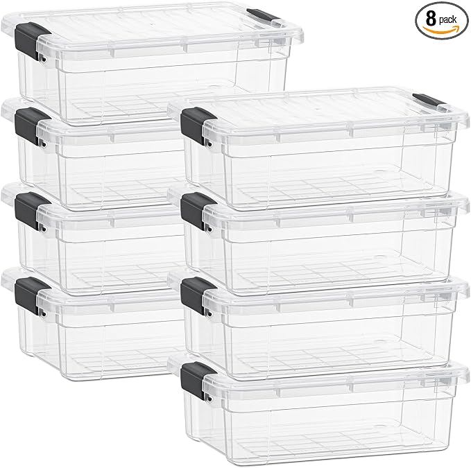 Superio Clear Storage Boxes by Superio