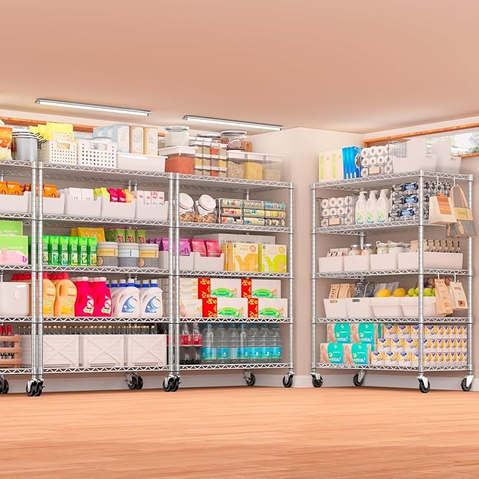 PrimeZone 5 Tier 48" Wx24''Dx81''H Wire Shelving - Image 9