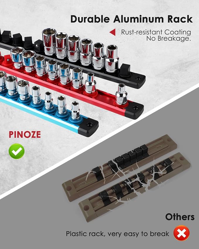 1/2" Magnetic Socket Holder Organizer - Image 4