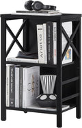 Small Bookshelf, 3 Tier Industrial Bookcase by MNEETRUNG