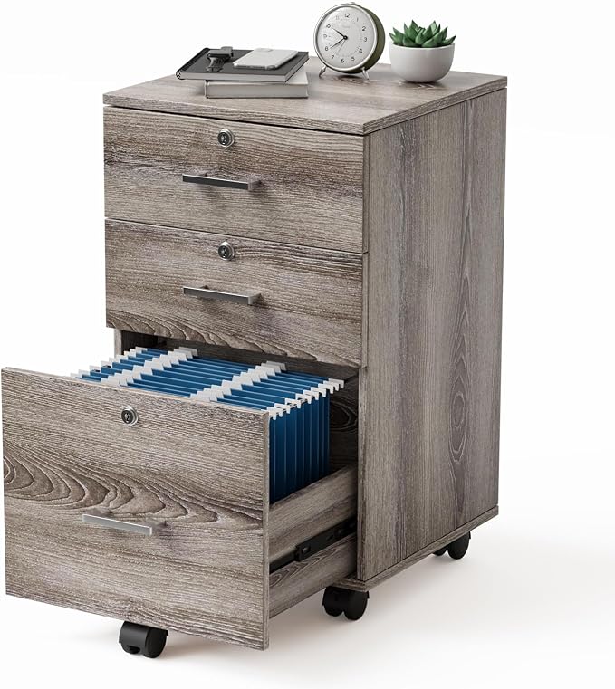 VINGLI 3-Drawer File Cabinet by VINGLI
