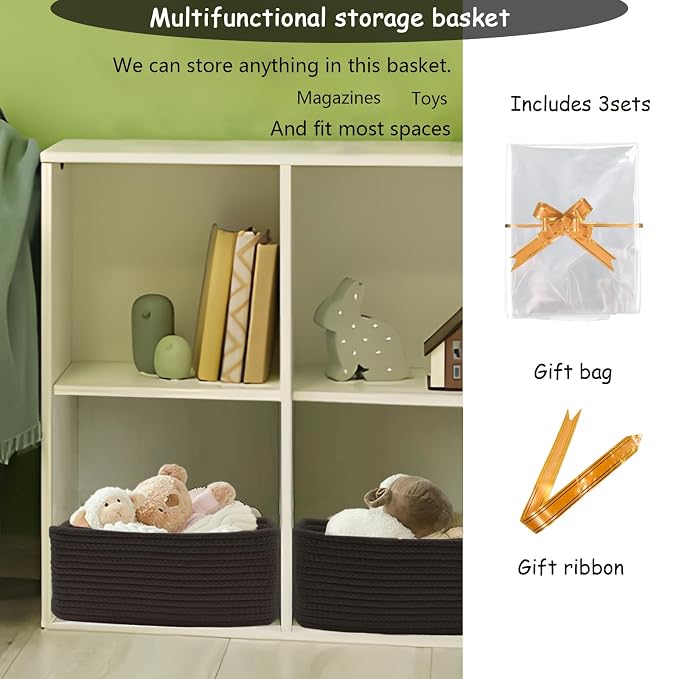 COMFY-HOMI 11.5"x7.5"x4.7" Storage Baskets - Image 4