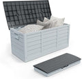 Foldable 75 Gallon Outdoor Storage Box, Plastic Storage Containers by Unknown