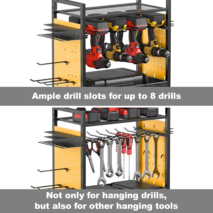 CCCEI Garage Power Tools Organizer Cart - Image 4