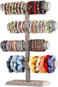 LadyRosian 4 Tier Wooden Display Jewelry Accessory Stand Jewelry Bracelet by LadyRosian