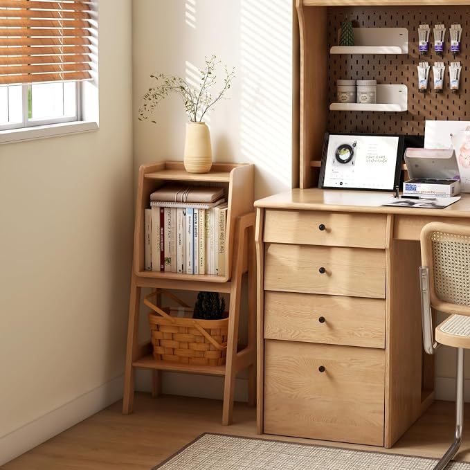 100% Solid Oak Ladder Shelf - Image 5