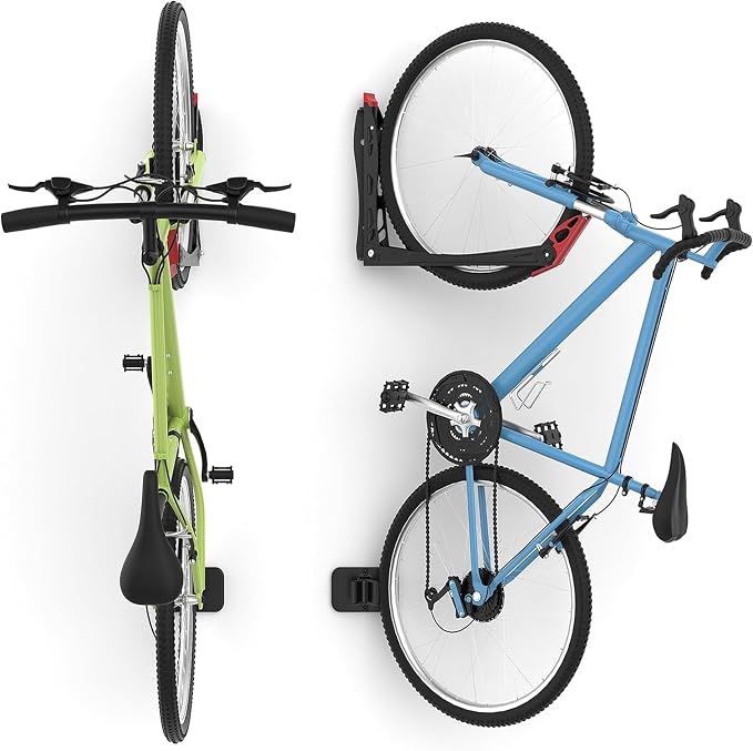 WALMANN BIKEPAL No Lifting Wall Mounted Swivel Bike Rack, Bike Wall Hangers - Image 9