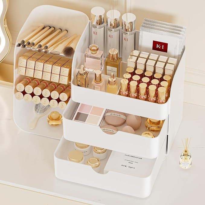 Makeup Organizer with Drawers, Large Capacity Countertop Organizer - Image 7