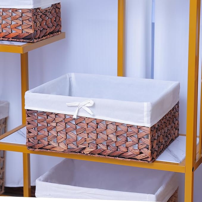 Rectangular Woven Seagrass Storage Bins - Image 6
