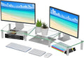 Simple Trending Dual Monitor Stand Riser, Computer Office Desktop Organizer by SimpleTrending