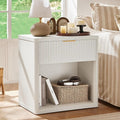 LEYAOYAO Fluted Nightstand by LEYAOYAO-Findtheshiningpointofyourideallife%EF%BC%81
