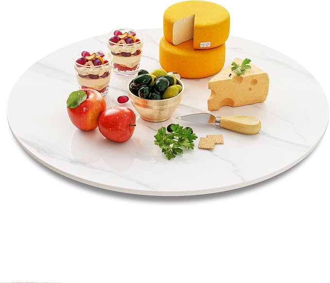 15.7" Lazy Susan Turntable – 360° Sinteredstone Silent Anti-Slip Turntable by ZLZELing