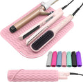 Plus Size Silicone Heat Resistant Mat, Portable Travel Hot Tools Pad Cover by Suafrnut