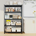 36" W Father&I 5-Shelf-Rack Industrial Heavy-Dudy Adjustable Metal Garage Bin by SYLOUGH