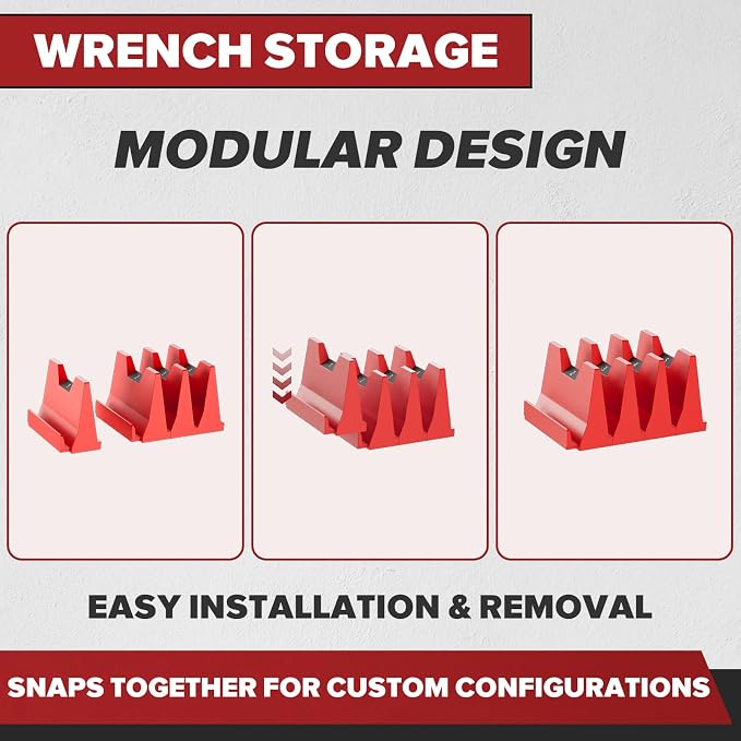 80PCS Modular Wrench Organizer Wrench Holder - Image 3
