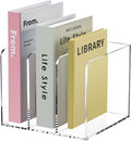 Acrylic Magazine Holder, Magazine File Holder Sorter Rack Workspace Organizers by HeZone