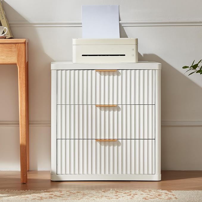 LEYAOYAO 23" Wide Fluted Farmhouse Night Stand Set of 2 - Image 9