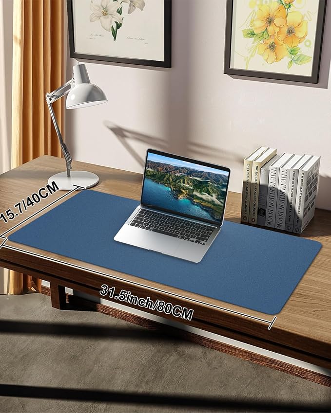 Leather Desk Protector, Non-Slip PU Laptop Mat, Waterproof Writing Pad - Image 7