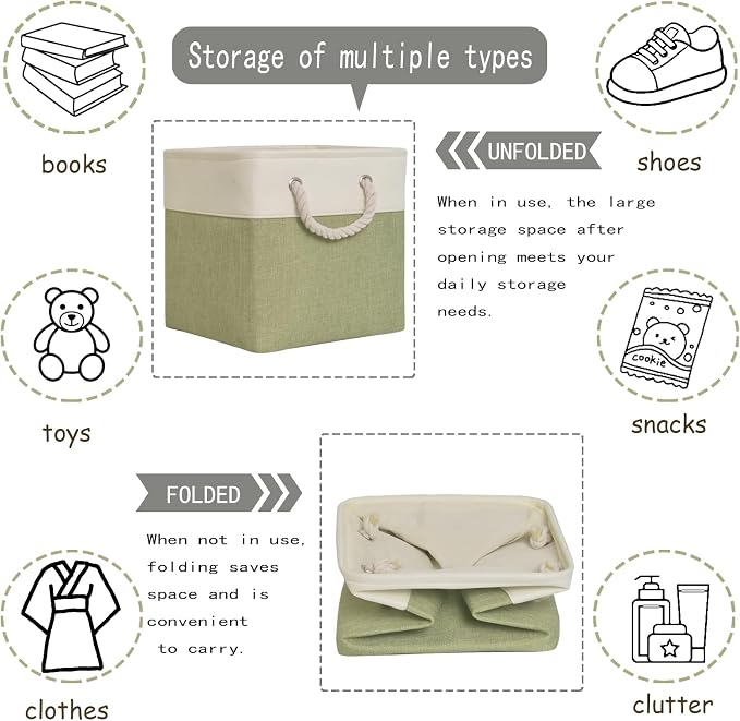 11x11 cube storage bins, Cube Storage Organizer Bins - Image 6