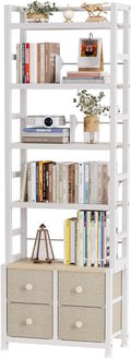 5 Tier Bookshelf, Modern Bookcase by Unknown