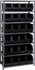 Quantum Storage Systems QSBU-265BK Giant Open Hopper Steel Shelving System by QuantumStorageSystems