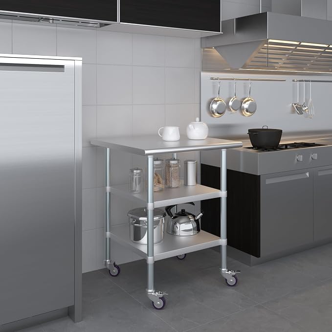 AmGood Stainless Steel Work Table - Image 9