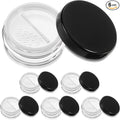 6pcs 10ml/0.34oz Refillable Loose Powder Containers Plastic Empty Travel Small by Unknown