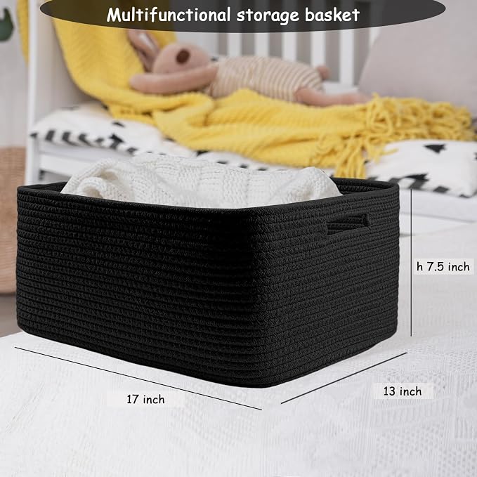 COMFY-HOMI 2 pcs Large Storage Baskets - Image 3